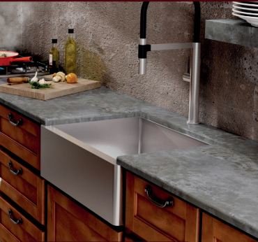 Cuba Farm Sink DeBacco Quadratino em Inox 58x45x20cm