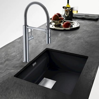Cuba Franke Fraganite Kubus Onyx 52x42cm Com Acessórios e Válvula Oculta