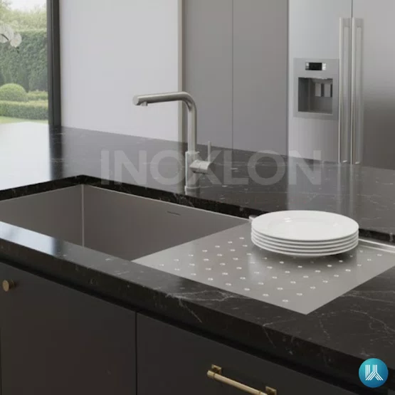Cuba Gourmet Mekal Pianette PG-50 com Área Auxiliar Inox 304 Escovado