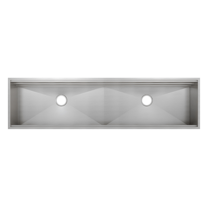 Módulo Workstation Mekal WS-1680  Embutir ou Sobrepor 3 Níveis 168x42cm Inox