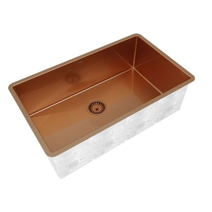 Cuba de Embutir Bronze Rose Gold Mekal Shades Ultraclean LR-70 70x40x23cm