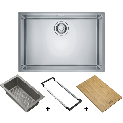 Cuba Inox Franke Linea de Embutir ou Sobrepor 60x40cm com Acessórios ALL-IN