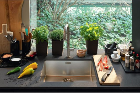 Cuba Inox Retangular Franke Línea 50x40x20cm - Acabamento Escovado