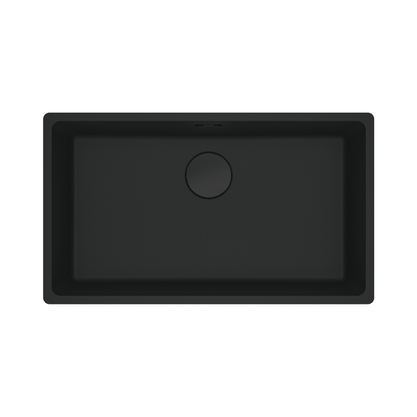 Cuba Maris Bowl Fragranite Black Matte 72x40cm Franke Preto Fosco
