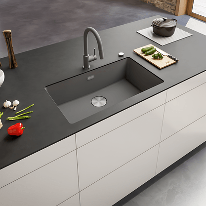 Cuba Maris Bowl Fragranite Slate Gray 72x40cm Franke Cinza