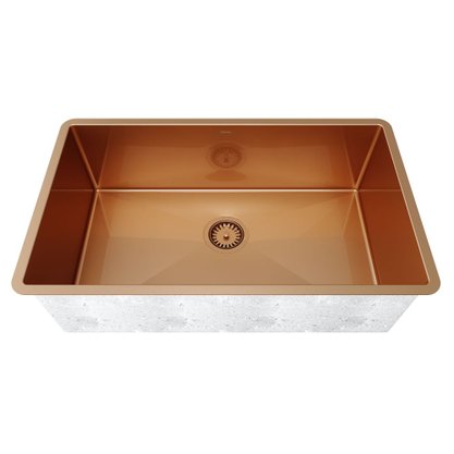 Cuba de Embutir Bronze Rose Gold Mekal Shades Ultraclean LR-70 70x40x23cm
