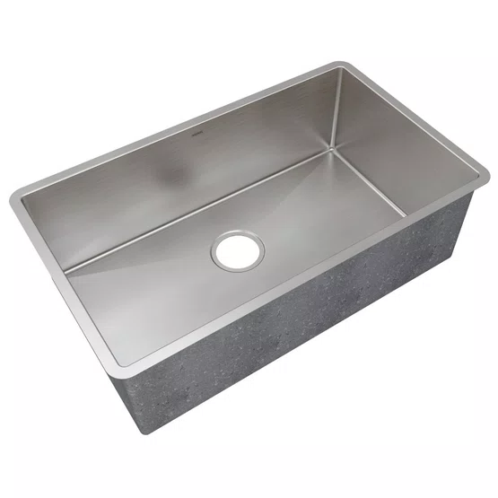 Cuba de Embutir ou Sobrepor Mekal Retta LR-70 70x40x23cm Aço Escovado