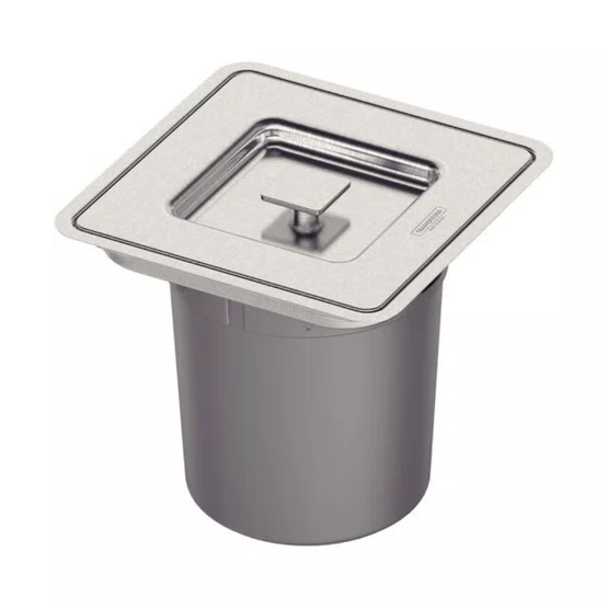 Cuba de Embutir Anti-ruído Tramontina Design Collection Quadrum 70 U com 4 Acessórios