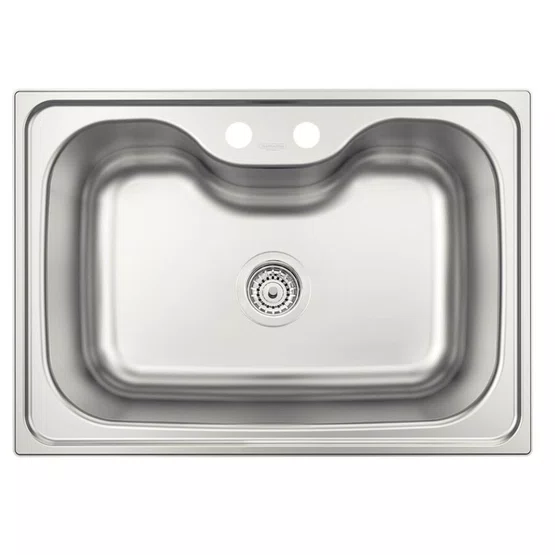 Cuba de Embutir Anti-ruído Morgana 60 FX Tramontina com Válvula e 2 Acessórios Inox