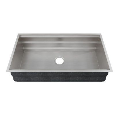 Módulo Workstation Mekal WS-840 Embutir ou Sobrepor 3 Níveis 84x42cm Inox