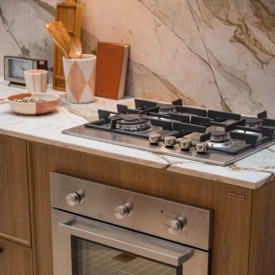 Cooktop Luce Elettromec 4 Queimadores a Gás Step Flame 60 cm Bivolt
