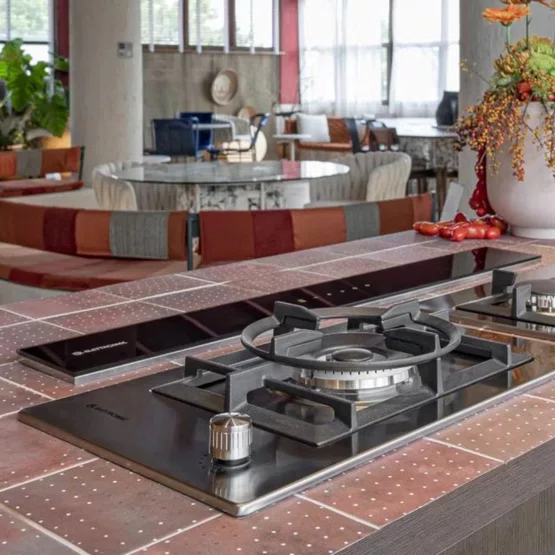 Cooktop Dominó Quadratto Elettromec a Gás Dual Flame 30 cm Bivolt