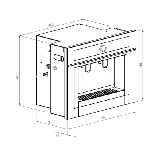 Dispenser de Água Elettromec TFT Black Matte 220V