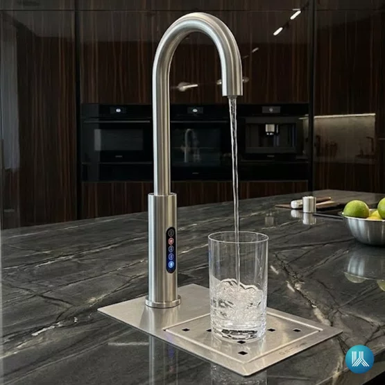 Dispenser de Água Filtrada Elettromec Built-In Gás e Refrigerada Inox 304 220V