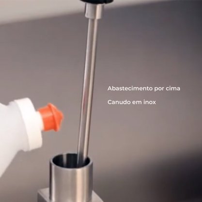 Dosador de Sabão Franke Redondo Inox Escovado 330ml