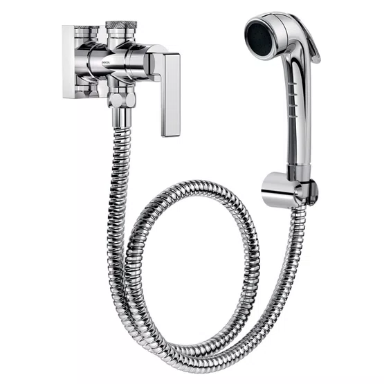 Ducha higiênica Docol Stillo com Registro e Derivação Cromado