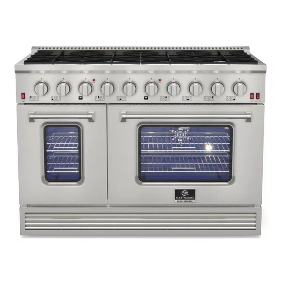 Fogão a Gás Elettromec Professional 2 Fornos a Gás 100L e 56L 48" 127V