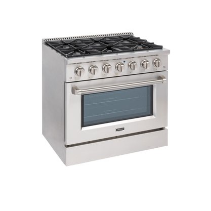 Fogão Profissional em Inox Crissair Austin com 6 Queimadores e Forno Elétrico 90cm 220v