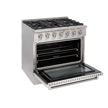Fogão Profissional em Inox Crissair Austin com 6 Queimadores e Forno Elétrico 90cm 220v