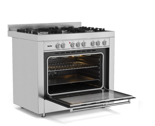 Fogão à Gás Semiprofissional Invita Com Forno Elétrico 102L 220v