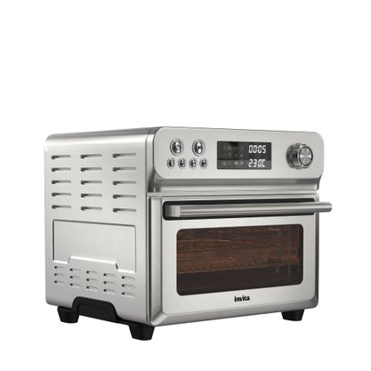 Forno de Bancada Invita Air Fryer Vidro Duplo 24 Litros 127V