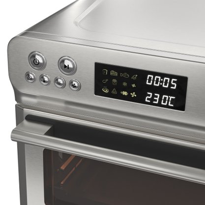 Forno de Bancada Invita Air Fryer Vidro Duplo 24 Litros 127V