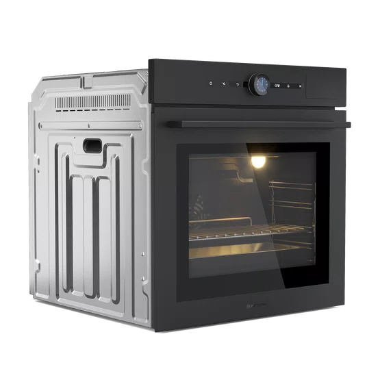 Forno de Embutir a Vapor Elettromec Black Matte 60cm 220v