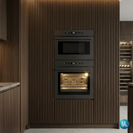 Forno de Embutir a Vapor Elettromec Black Matte 60cm 220v