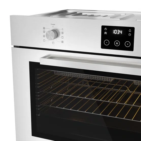 Forno Elétrico de Embutir Luce Elettromec Multifunção Inox 125L 90cm 220V