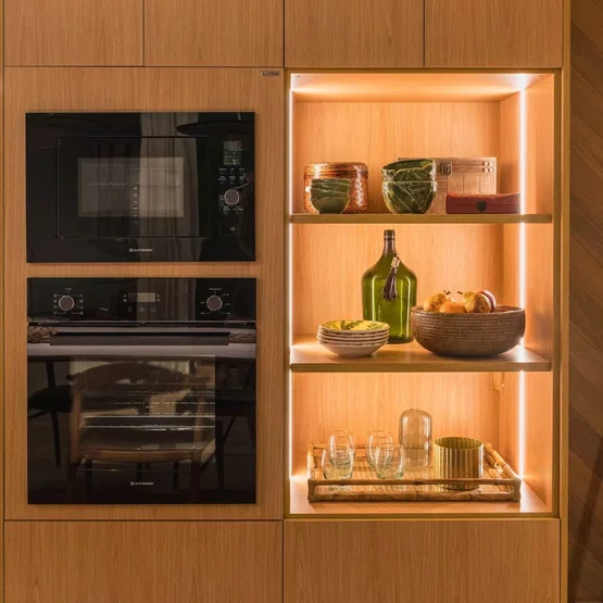 Forno Elétrico de Embutir Vetro Elettromec Multifunção Eletrônico 68L 60cm 220V