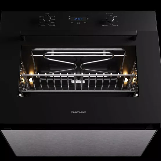 Forno Elétrico de Embutir Vetro Elettromec Multifunção 78L 75cm 220V