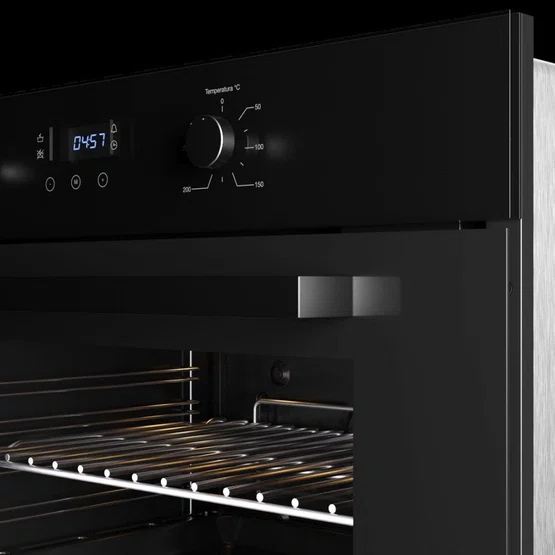 Forno Elétrico de Embutir Vetro Elettromec Multifunção 78L 75cm 220V