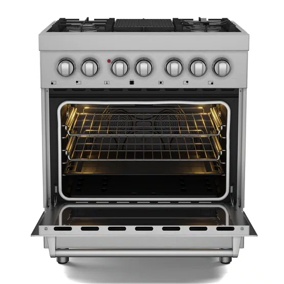 Fogão a Gás Elettromec Professional Forno Elétrico com Chapa Bistequeira 75cm 220V