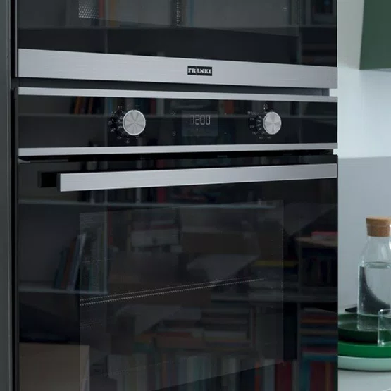 Forno Elétrico de Embutir Franke Maris FSM86 Inox e Vidro Preto 71 Litros 220V