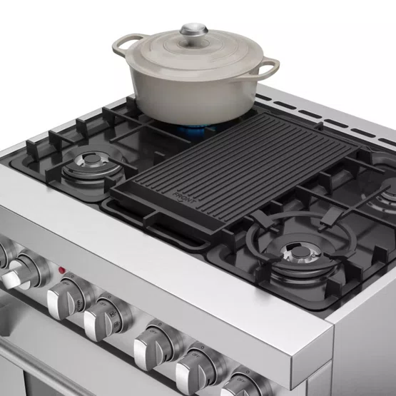 Fogão a Gás Elettromec Professional Forno a Gás com Chapa Bistequeira 90cm 220V