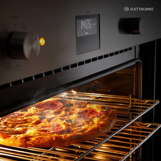 Forno Elétrico de Embutir Luce Elettromec Multifunção Inox 68L 60cm 220V