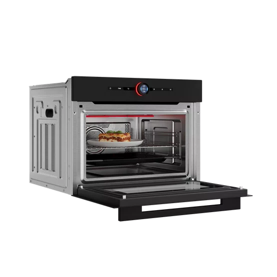 Forno Micro-ondas Elettromec Black Matte Convecção Vapor 60 cm