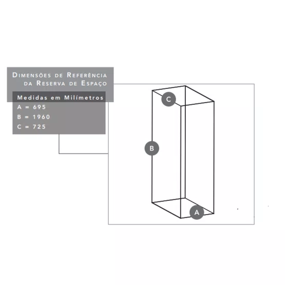 Freezer Elettromec Duo Inox Inverter 307L 220V