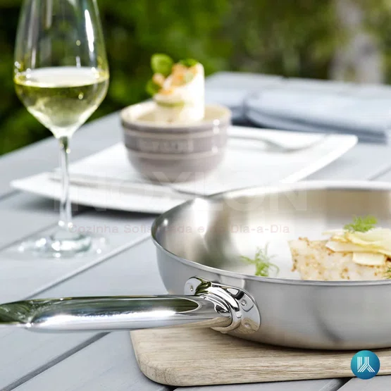 Frigideira Premium ZWILLING Pro em Aço Inox Acetinado 24cm