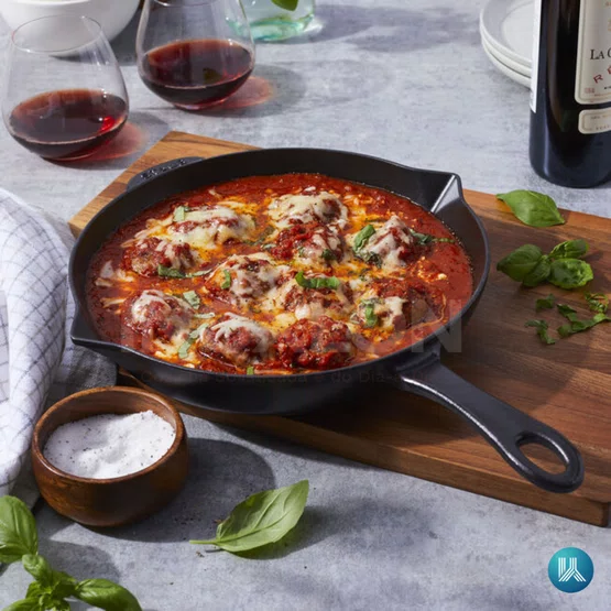 Frigideira Staub Ferro Fundido Feito na França Preto 26cm