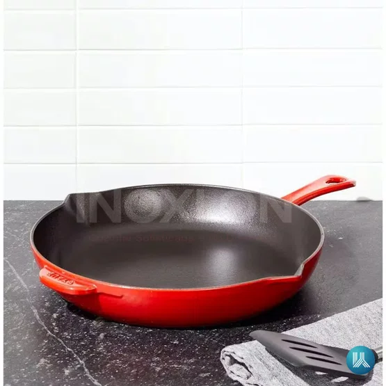Frigideira Staub Redonda Ferro Fundido Cereja 26cm