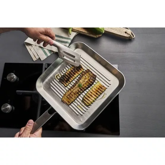 Frigideira Zwilling Plus Quadrada SIGMA Clad 3ply Inox 24cm