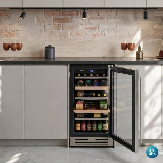 Frigobar Beer Center Cuisinart Versatilidade Tripla Para Embutir 93L 220v