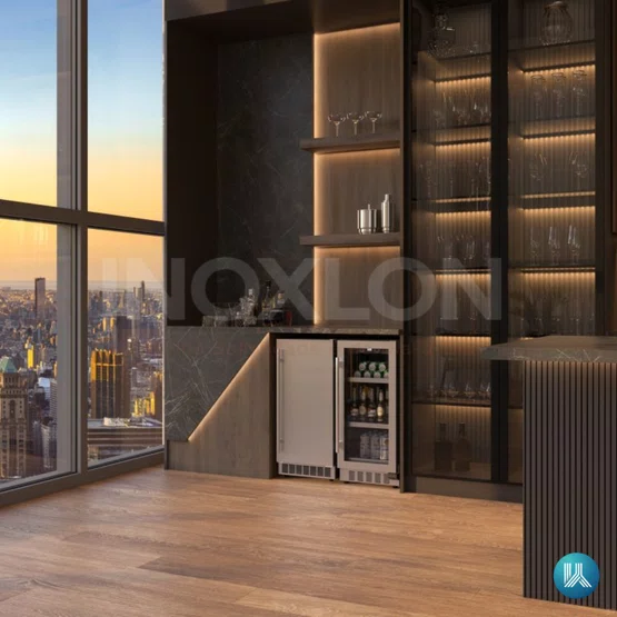 Frigobar Elettromec Inox 88 Litros Built-In 220V- Abertura Esquerda