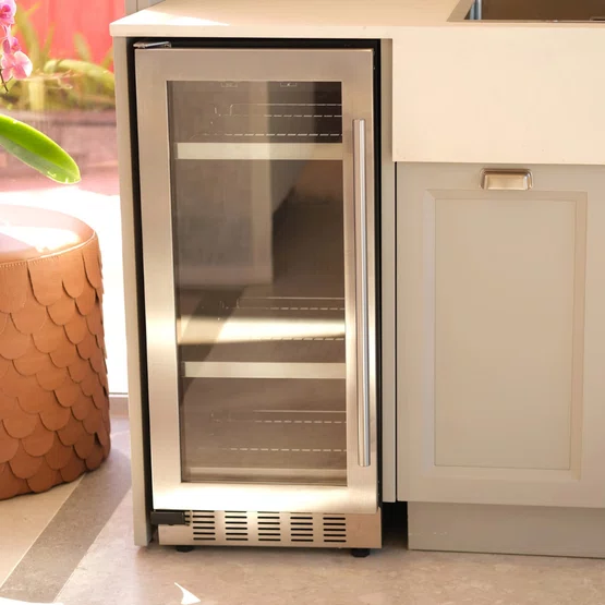 Frigobar Elettromec Inox 88 Litros Built-In 220V- Abertura Esquerda FB-BI-88-XV-2VPA