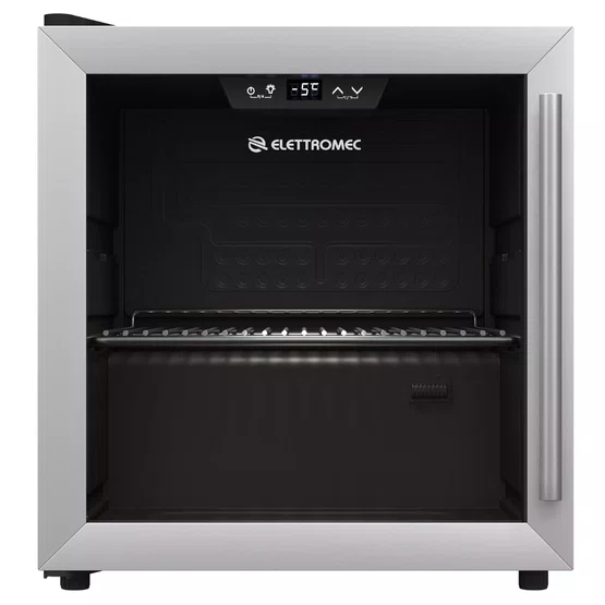 Frigobar Premium Elettromec Inox Freestanding com Compressor 40 Litros