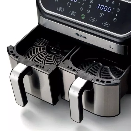 Fritadeira Elétrica Air Fryer 4625 Ariete 9 Litros com Cesto Duplo