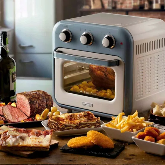 Fritadeira Air Fryer e Forno Elétrico Vintage Oven 4632 Ariete 16 Litros Azul