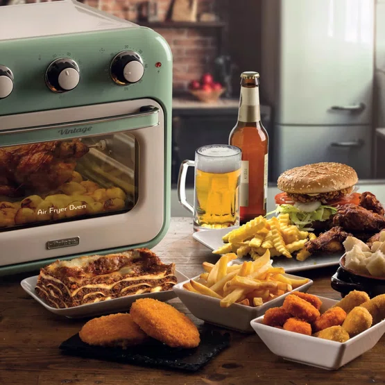 Fritadeira Air Fryer Oven Ariete 4632 Vintage 16L Verde