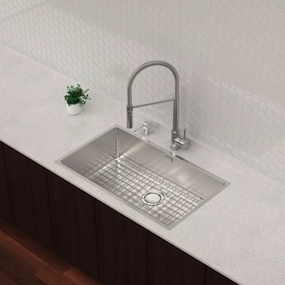 Grade Aramada Design Collection Tramontina para Cubas Quadrum 70 em Inox
